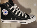 匡威（Converse）高帮帆布鞋 All STAR 运动休闲鞋 黑色情侣鞋子男 101010 36 实拍图
