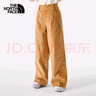 The North Face北面休闲裤女户外舒适灯芯绒阔腿长裤81S9 卡其色/I0J 6 实拍图