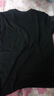 欧替西春秋季纯棉长袖t恤男纯色圆领韩版修身上衣打底衫中青年衣服男装 黑色【100%纯棉】 M 建议90-110斤 实拍图