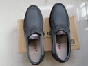 布瑞京老北京布鞋夏季男网鞋中老年爸爸鞋透气网面套脚一脚蹬软底大码鞋 灰色 44 实拍图