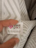 洁丽雅（grace）毛巾被纯棉单人双人纱布盖毯午睡毯子毛毯空调被学生夏凉被新疆棉 几何-浅灰 200*230cm【一等品】100%纯棉 实拍图