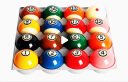 健伦台球桌球黑8台球子水晶球美式十六彩大号桌球树脂球57.2mmJL-TQ01 实拍图