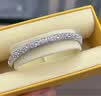 施华洛世奇（SWAROVSKI）新品【此沙同款】Meteora 手镯轻奢饰品生日节日情人节礼物送女友 镀白金色 S码 5684243 实拍图