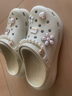 crocs檀健次推荐款经典泡芙洞洞鞋|207521 骨白色-2Y2 40(250mm) 实拍图