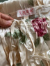 上海故事真丝睡衣女100%桑蚕丝春夏短袖睡裙丝绸家居服送老婆情人节礼物 [热荐]蝶恋花 【520情人节礼物】 XL 【130-150斤】 实拍图