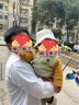 戴维贝拉（DAVE＆BELLA）新生宝宝遮阳帽婴儿帽子儿童防晒帽夏天女童太阳帽夏季男童渔夫帽 米白-N（DBX17721） 50CM（建议帽围约48-50cm) 实拍图