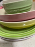 酷彩（Le Creuset）炻瓷19/23cm圆形碟 家用餐具水果盘甜品盘西餐盘沙拉盘餐盘 圆形碟红色 23cm 实拍图