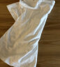 南极人（Nanjiren）儿童t恤男女童打底衫夏季圆领棉质白t中大童休闲百搭短袖 白色130 晒单实拍图