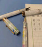 金豪（Jinhao） 钢笔世纪100系列18K镀金高端签字笔男士女士高档精致商务办公成人学生书法练字专用可换墨囊礼物 雪花白【礼盒装】+墨水 F：0.5mm 实拍图