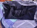 墨一旅行包男手提大容量旅行袋运动干湿分离健身单肩斜挎行李皮质背包 黑色大号 实拍图