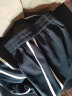 朵以（Duoyi）2024春季新款运动风美式印花背心短款外套卫裤显瘦休闲三件套装女 黑色 S 晒单实拍图