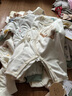 巴厘小猪（BALIPIG）新生儿婴儿衣服秋冬季加厚保暖爬爬服初生儿绑带和尚服宝宝连体衣 白梦幻月空 52cm 实拍图