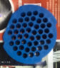 宇启恒飞（YQHF）塑料理线板梳线器网线理线器 束线器 机房布线工具 8mm*24孔/48孔 Φ8mm*24孔-蓝色 晒单实拍图