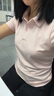 迪卡侬（DECATHLON）Polo衫男女运动T恤夏翻领男短袖宽松半袖公司工服速干T恤 女款-粉色 S 实拍图