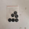 WEDOO 树脂花纹钮扣 哑光四眼西装外套纽扣男士西服裤子纽扣扣子 纯黑 20mm 6个 实拍图
