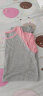 KOWELL睡裙女士夏季莫代尔短袖连体睡衣长款连衣裙大码弹力宽松家居服 浅灰色 加大码(120-160斤) 晒单实拍图