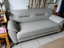 福罗帝（FROUDE）沙发真皮沙发双人位客厅沙发现代简约小户型北欧会客头层牛皮沙发 【严苛选材高端头层牛皮】海绵款-浅灰 小三人1.7米 实拍图