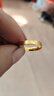赛菲尔黄金戒指足金唯爱.ONE男女情侣固口金戒指对戒婚戒 女戒 14号约2.70克（工费175元） 实拍图