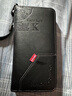 参拾忆男士长款钱包复古拉链卡包多功能字母手拿包送老公男友男朋友礼物 男士复古钱包【0629黑色】 实拍图