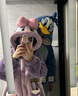 果壳（Gukoo）睡衣女迪士尼珊瑚绒睡衣男冬季加绒可外穿家居服情侣睡衣连帽D 黛西丁香紫女套装 M 实拍图