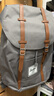 Herschel Retreat 赫行 19L大号双肩包 石像灰（侧边开拉链款） 实拍图