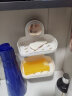 太力肥皂盒香皂盒壁挂免打孔浴室卫生间集水沥水双层吸盘皂架1个 实拍图