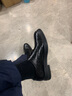 GENAI隐形增高8厘米商务正装皮鞋男士真皮透气英伦新郎结婚礼休闲皮鞋 黑色_真牛皮 时尚 四季款 44 (270mm) 实拍图