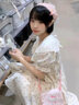 恋的碎花连衣裙夏季新款法式女生裙子夏天学生少女高中初中生衣服长裙 潮流韩版碎花裙 均码（可备注码数） 实拍图