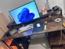 家逸电脑桌台式家用电简约竞桌办公书桌游戏桌书房写字桌子 实拍图
