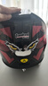 坦克【政府补贴】摩托车头盔T270揭面盔3C认证防雾安全帽黑色鹰 实拍图