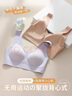 莫代尔无痕内衣女小胸聚拢提拉收副乳防下垂胸罩运动美背心式无钢圈文胸 奶白+奶肤【两件装更划算】 S 【推荐80-95斤】 实拍图