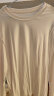 京东京造【抗菌小白T】5A级抑菌长袖T恤男40支新疆棉合体打底t恤 白L 实拍图