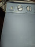 美的（Midea）12公斤半自动洗衣机KG大容量双桶双缸家用波轮洗衣机强劲动力大型钢化玻璃商用型双桶 脱水喷淋 超大容量/商用家用/分离盖板 实拍图