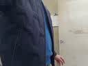 与狼共舞【鸭绒90%】防风锁绒外套保暖棒球领男士羽绒服 001黑色 175  实拍图