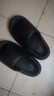 果洛菲（GUOLUOFEI）踩屎感拖鞋男夏季厚底eva浴室情侣凉拖鞋女款可外穿 黑色 44-45 实拍图