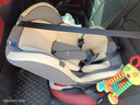 贝蒂乐儿童汽车安全座椅四档舒适调节0-4岁婴儿宝宝可坐可躺通用坐椅 豪华灰+ISOFIX带 实拍图