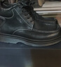 金利来（Goldlion）男鞋男靴工装靴时尚商务保暖加绒皮鞋舒适耐磨棉靴G571240153TRR-炭灰色-41码 实拍图