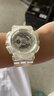 卡西欧（CASIO）Baby-g女表防震防水双显石英表多功能时尚运动学生礼物推荐 冰韧透明白BA-110CR-7A 实拍图