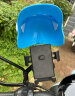 SEAFIRE自行车手机架电动车外卖快递秒锁小头盔支架摩托车电瓶车踏板导航支架骑行装备配件 后视镜款蓝色 实拍图