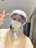 欣诺凡冬季骑行防寒面罩男女保暖护脸护颈护耳户外骑车防风口罩保暖装备 冬季保暖面罩【083浅灰】 实拍图