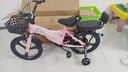 飞鸽儿童自行车3-6-10-12岁男孩女孩宝宝带辅助轮小孩脚踏单车 樱花粉|一体轮+ 闪光轮+后座款 16寸 适合身高105-125cm 实拍图