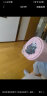 得力 高密度185*90健身防滑运动瑜伽垫（绑带+网包） 加厚10mm 粉色 实拍图