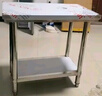 京厨仕圆角0.7特厚不锈钢工作台 可定制厨房操作台置物架商用台桌子 二层 长60宽40高80【直角】 实拍图