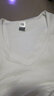 三枪男短袖T恤薄款100%纯棉内衣男士商务白色V领打底衫罗纹全棉汗衫 【2件装】白色+灰色 2XL (180) 实拍图