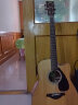 雅马哈（YAMAHA）FGX800C 电箱款 实木单板 初学者民谣吉他缺角吉它41英寸原木色 实拍图