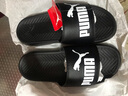 彪马（PUMA）厚底轻盈沙滩透气拖鞋男女情侣夏季休闲凉鞋POPCAT360265 黑色-黑色-白色-10 40.5 实拍图