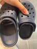 CROCS卡骆驰贝雅儿童洞洞鞋男女童户外包头沙滩鞋拖鞋/207013/207012 深蓝色-410 26 (155mm) 实拍图