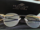 FRANZLISZT 防蓝光近视眼镜框男女复古超轻圆框眼镜架变色防辐射平光手机电脑护目镜可配 黑金 单买镜框配0度防蓝光防辐射镜片丨免费配镜 实拍图