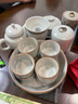 瓷牌茗茶具 汝窑茶具套装茶壶盖碗茶杯整套家用开片功夫茶具办公茶盘小套组 《御煌茶壶盖碗》八杯大全套 实拍图