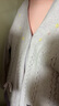 戴维贝拉（DAVE＆BELLA）童装女童毛衣开衫儿童针织外套宝宝衣服小童上衣秋装新款幼童服装 浅紫色【现货】 120 cm（建议身高110-120cm） 实拍图